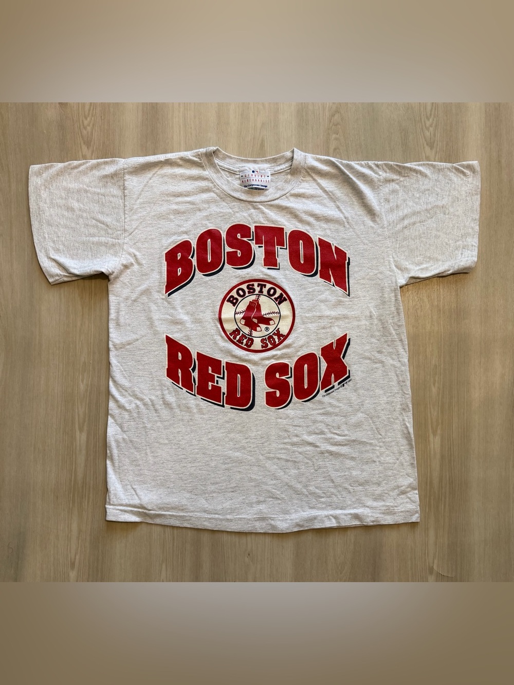 Vintage 90s Boston Red Sox ShMLB Sports Logo Sz L